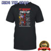 50th Anniversary 1973-2023 Pwrup Signature Thank You For The Memories shirt