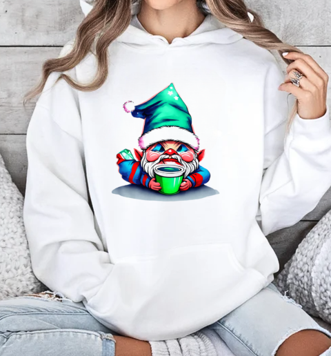 Adorable gnome surrounded by gifts T-Shirt Unisex Hoodie