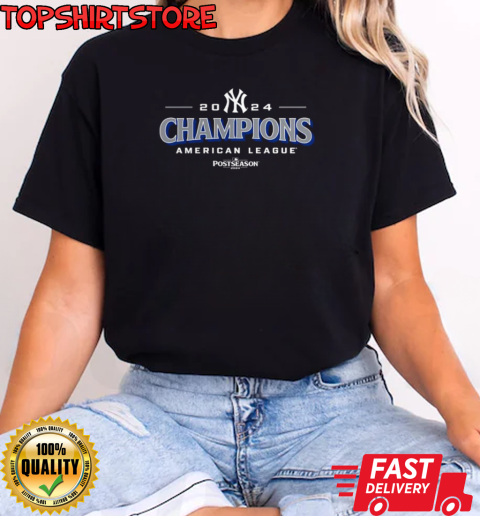 American League Champions MLB New York Yankees 2024 Bloop Single Roster T-Shirt Classic Women's T-shirt