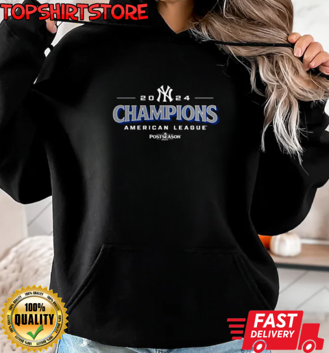 American League Champions MLB New York Yankees 2024 Bloop Single Roster T-Shirt Unisex Hoodie