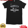 American League Champions MLB New York Yankees 2024 World Series Arched Lockup T-Shirt Classic Men's T-shirt