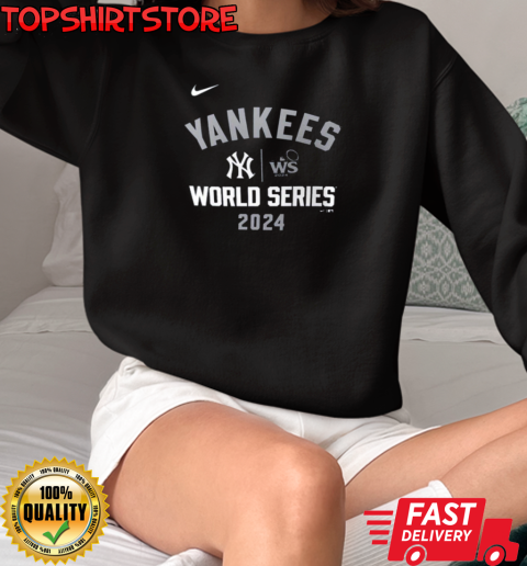 American League Champions MLB New York Yankees 2024 World Series Arched Lockup T-Shirt Unisex Sweatshirt