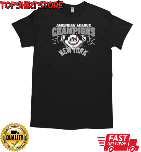 American League Champions New York Yankees '47 2024 Franklin T-Shirt