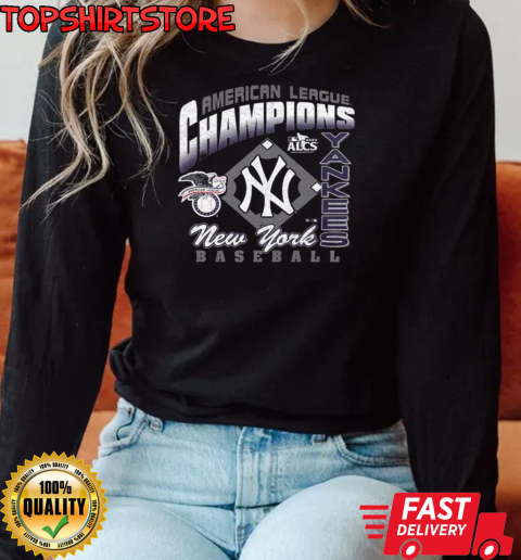 American League Champions New York Yankees ALCS 2024 Baseball T-Shirt Long Sleeved T-shirt 