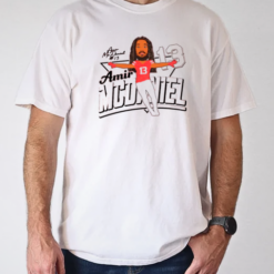 Amir McDanield 13 Caricature Louisiana Ragin' Cajuns football Signature T-Shirt