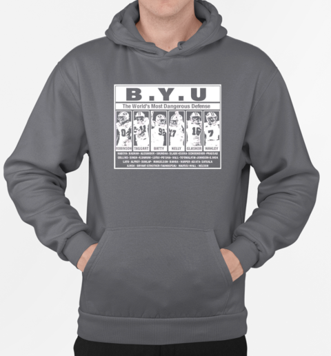 BYU the world's most dangerous defense T-Shirt Unisex Hoodie