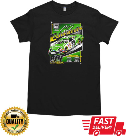 Carl Edwards Checkered Flag Sports NASCAR 2025 Hall of Fame Inductee T-Shirt