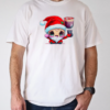 Cartoon Santa Claus Character with Cups of Liquid T-Shirt Classic Men's T-shirt