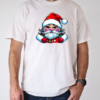 Cartoon Santa Claus holding a coffee cup T-Shirt Classic Men's T-shirt