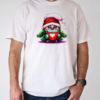 Cartoon Santa Claus with Coffee Mug T-Shirt Classic Men's T-shirt