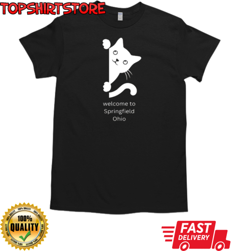 Cat Welcome To Springfield Ohio T-Shirt