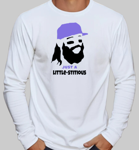 Charlie Blackmon Colorado Rockies Just A Little Stitious T-Shirt Long Sleeved T-shirt 