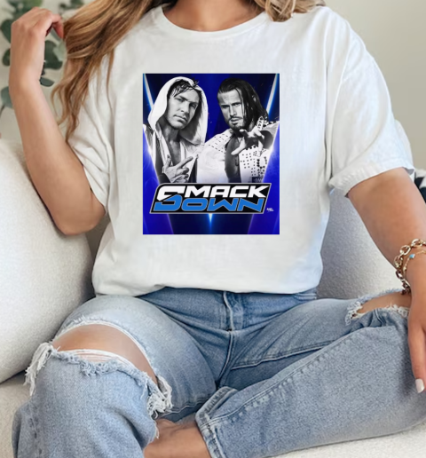 Chris Sabin and Alex Shelley MCMG WWE SmackDown Poster T-Shirt Classic Women's T-shirt