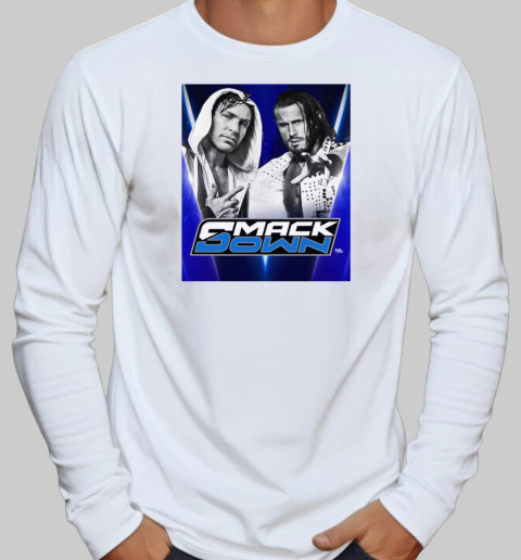 Chris Sabin and Alex Shelley MCMG WWE SmackDown Poster T-Shirt Long Sleeved T-shirt 