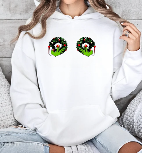 Christmas Wreath grinch T-Shirt Unisex Hoodie