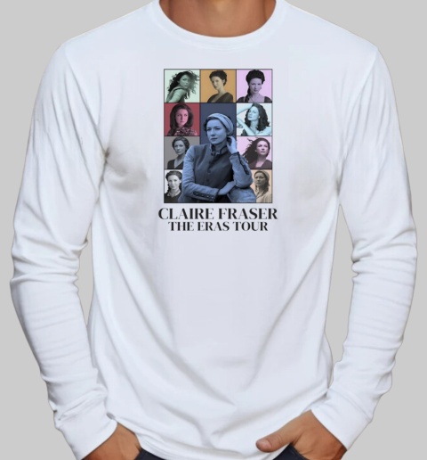 Claire Fraser the eras tour T-Shirt Long Sleeved T-shirt 