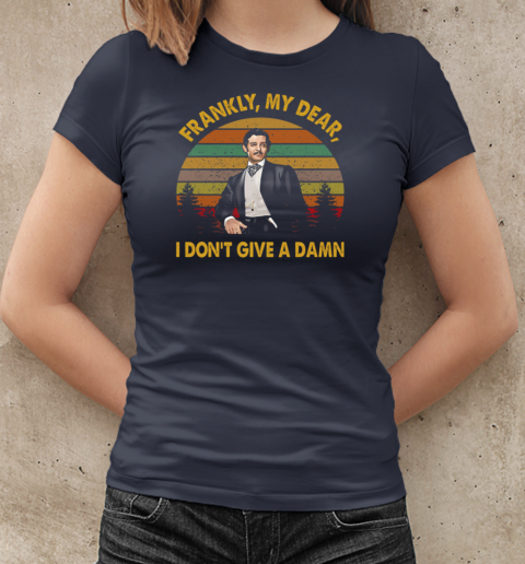 Clark Gable Frankly My Dear I Don't Give A Damn Retro Vintage T-Shirt Classic Women's T-shirt