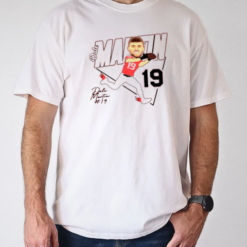Dale Martin 19 Caricature Louisiana Ragin' Cajuns football Signature T-Shirt