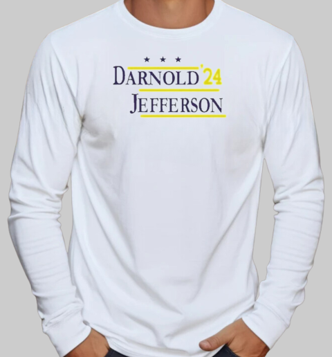 Darnold 24 Jefferson T-Shirt Long Sleeved T-shirt 