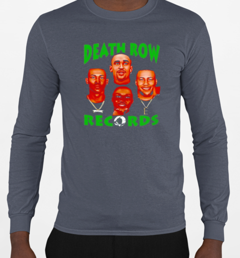 Death Row Brown Jalen Devonta and Saquon Philadelphia Eagles T-Shirt Long Sleeved T-shirt 