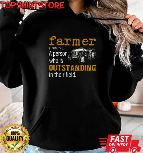 Definition Of Farmer Tractor T-Shirt Unisex Hoodie