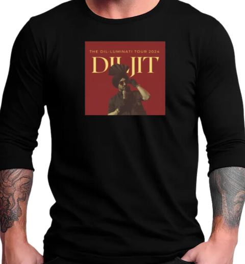 Diljit The Dil Luminati Tour T-Shirt Long Sleeved T-shirt 