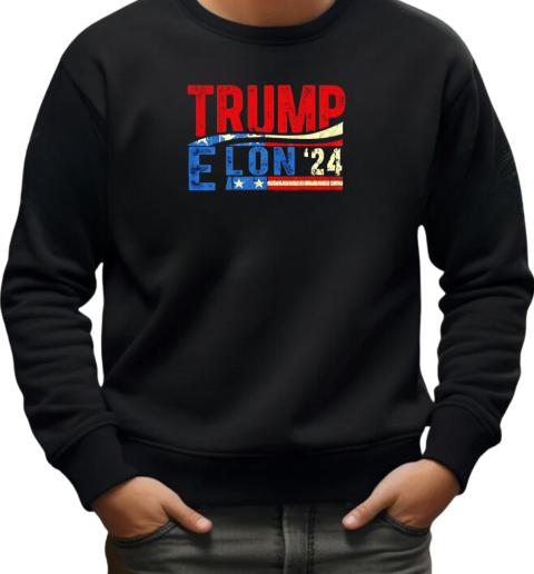 Elon and Trump vance for president 2024 T-Shirt Unisex Sweatshirt