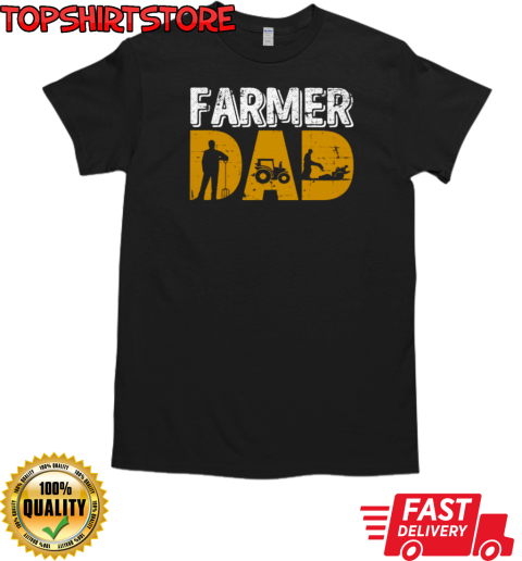 Farmer Dad Tractor T-Shirt