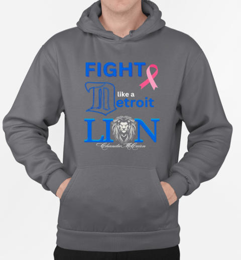 Fight like a Detroit Lion T-Shirt Unisex Hoodie