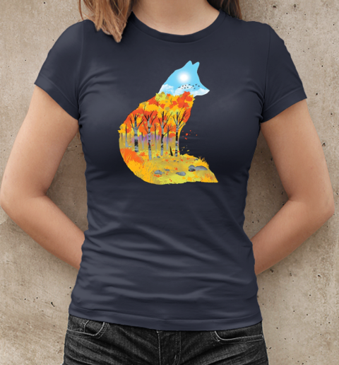 Fox and autumn I am the forest II T-Shirt Classic Women's T-shirt