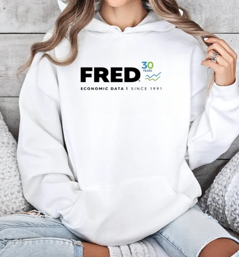 Fred Economic Data since 1991 T-Shirt Unisex Hoodie