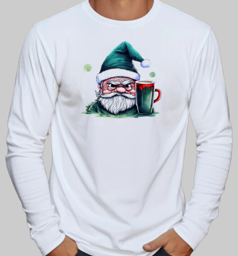 Gnome Holding a Mug of Beer T-Shirt Long Sleeved T-shirt 