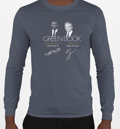 Green Book Don Shirley Tony Lip T-Shirt Long Sleeved T-shirt 