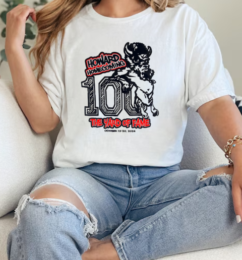 Howard homecoming 100 the yard of fame 2024 T-Shirt Classic Women's T-shirt