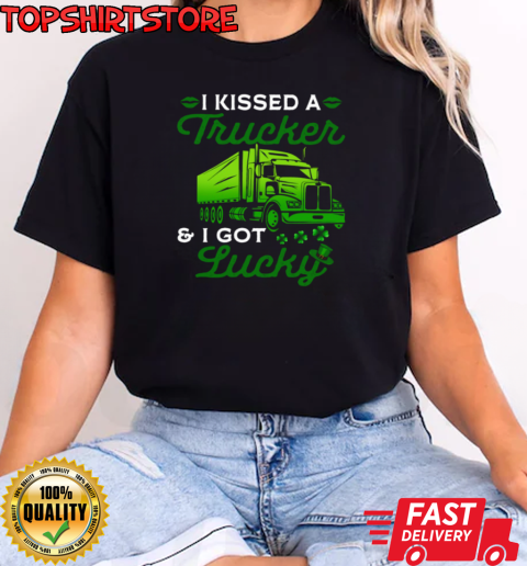 I Kissed A Trucker I Got Lucky T-Shirt Classic Women's T-shirt