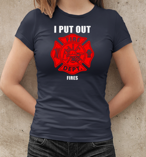 I Put Out Halloween Costume Firefighter T-Shirt Classic Women's T-shirt