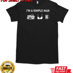 I'm A Simple Man Tractor Boob Beer T-Shirt
