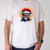 Illustration of Santa Claus with Red Hat and White Beard T-Shirt Classic Men's T-shirt