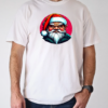 Illustration of Santa Claus with a red Santa hat and beard T-Shirt Classic Men's T-shirt