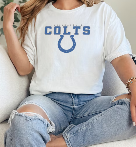 Indianapolis Colts Gameday Couture Women's Big Goals Oversized T-Shirt Classic Women's T-shirt