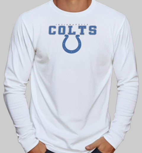 Indianapolis Colts Gameday Couture Women's Big Goals Oversized T-Shirt Long Sleeved T-shirt 