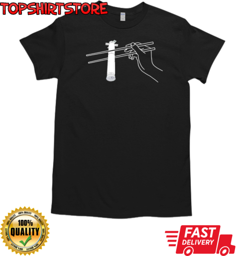 Joe Tegtmeyer Spacex Super Heavy Starship Booster Chopsticks Science Space Retro T-Shirt