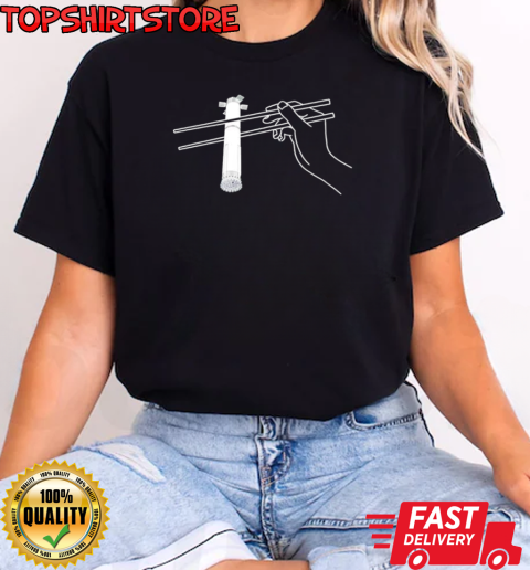 Joe Tegtmeyer Spacex Super Heavy Starship Booster Chopsticks Science Space Retro T-Shirt Classic Women's T-shirt