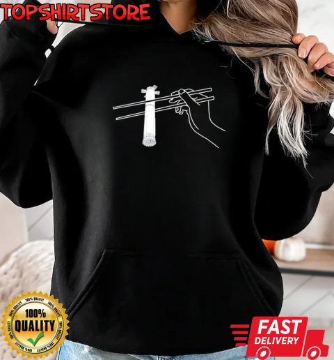 Joe Tegtmeyer Spacex Super Heavy Starship Booster Chopsticks Science Space Retro T-Shirt Unisex Hoodie