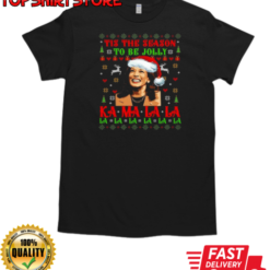 Kamala Harrismas Tis The Season To Be Jolly For Christmas Holiday T-Shirt