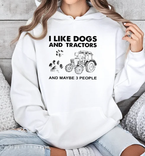 Like Dog And Tractor Maybe 3 People T-Shirt Unisex Hoodie