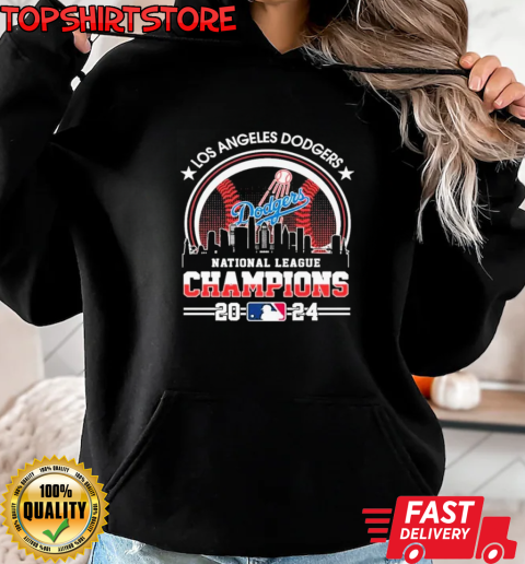 Los Angeles Dodgers 2024 Baseball National League Winner T-Shirt Unisex Hoodie