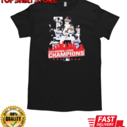 Los Angeles Dodgers 2024 National League Champions Best Team Portrait T-Shirt