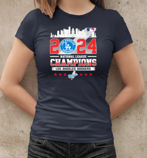 Los Angeles Dodgers 2024 National League Champions NLCS T-Shirt Classic Women's T-shirt