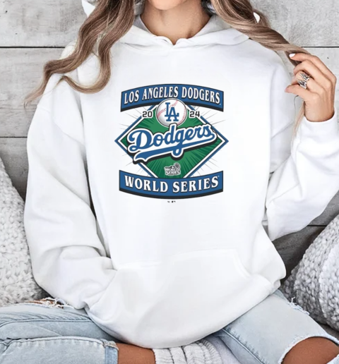 Los Angeles Dodgers '47 2024 World Series Franklin Logo T-Shirt Unisex Hoodie